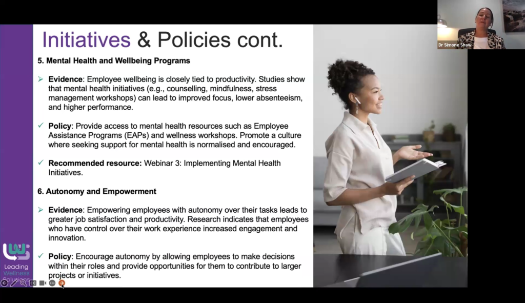 Mental health and wellbeing programs boost engagement and productivity.